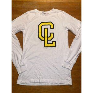 Bella Canvas White Champions League Long Sleeve-S